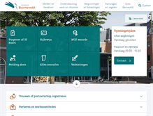 Tablet Screenshot of barneveld.nl